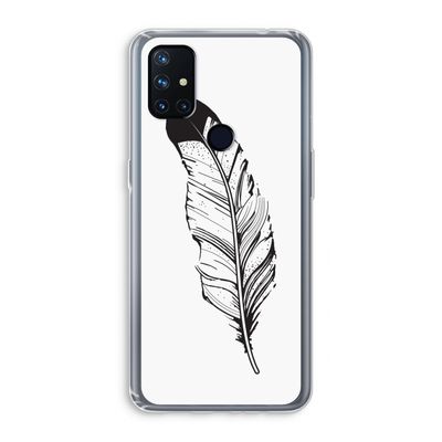 Pluim: OnePlus Nord N10 5G Transparant Hoesje