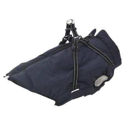 VidaXL Hondenjas met harnas waterdicht reflecterend marineblauw l68