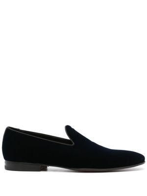 Tagliatore mocassins en velours - Bleu