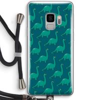 Diplodocus: Samsung Galaxy S9 Transparant Hoesje met koord