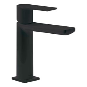 Wastafelkraan Tres Loft | Opbouw | Mengkraan | Standaard model | 1-hendel | Rond | Zwart mat