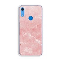 Roze marmer: Huawei Y6s Transparant Hoesje