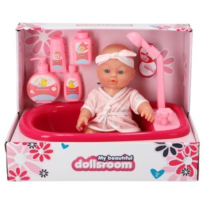 My Beautiful Dollsroom Poppenbadje Met Douchefunctie, Pop en Acc.