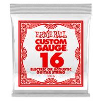 Ernie Ball 1016 Plain Steel .016 Losse Snaar 6-Pack Ernie Ball 1016 Plain Steel .016 Losse Snaar 6-Pack