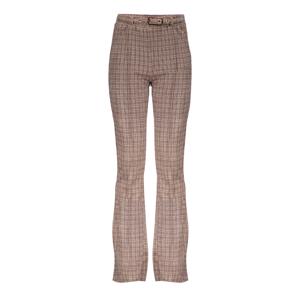 Frankie & Liberty Meisjes broek - Fleur - Geruit zwart / canvas