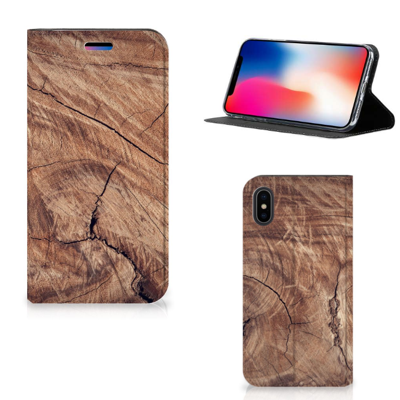 Apple iPhone X | Xs Book | Wallet Case | Tree Trunk