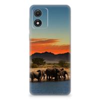 Motorola Moto E13 | TPU Hoesje | Olifanten