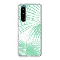 Palmbladeren: Sony Xperia 5 III Transparant Hoesje