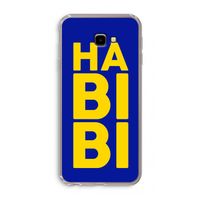 Habibi Blue: Samsung Galaxy J4 Plus Transparant Hoesje