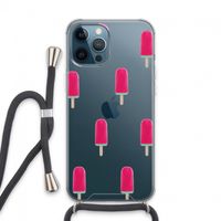 Waterijsje: iPhone 13 Pro Max Transparant Hoesje met koord