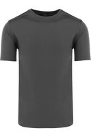 OLYMP SIGNATURE Tailored Fit T-Shirt ronde hals grijs, Effen