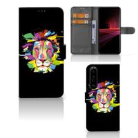 Sony Xperia 1 III Leuk Hoesje Lion Color