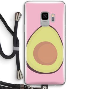 Avocado: Samsung Galaxy S9 Transparant Hoesje met koord