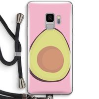 Avocado: Samsung Galaxy S9 Transparant Hoesje met koord