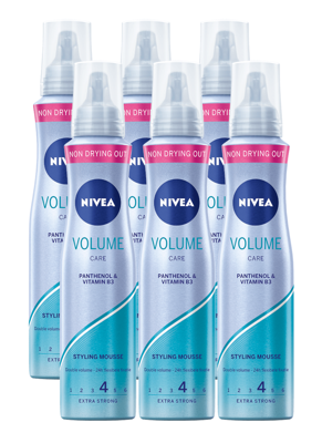 Nivea Volume Care Styling Mousse Voordeelverpakking Nivea Volume Care Styling Mousse Voordeelverpakking