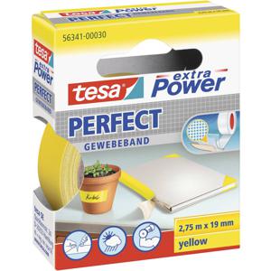 tesa PERFECT 56341-00030-03 Textieltape tesa extra Power Geel (l x b) 2.75 m x 19 mm 1 stuk(s)