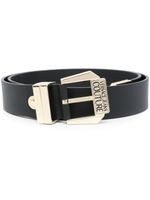 Versace Jeans Couture ceinture en cuir à boucle - Noir - thumbnail