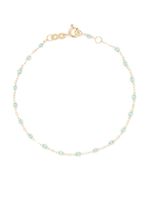 Gigi Clozeau bracelet Classic Gigi en or jaune 18ct serti de perles - Bleu - thumbnail