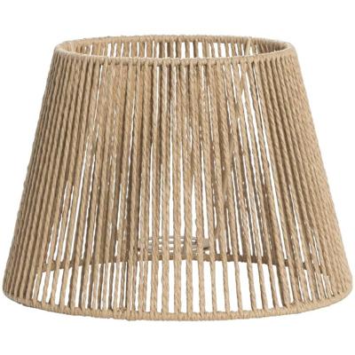 2e Halve Prijs Leen Bakker - Lampenkap Bowen - Naturel - 18xØ25 Cm - Papier - Beige