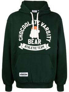 CHOCOOLATE hoodie à imprimé ourson - Vert