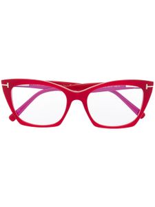 TOM FORD Eyewear lunettes de vue à monture papillon - Rouge