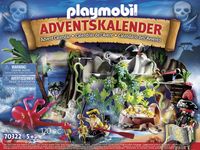 PLAYMOBIL Adventskalender - Schattenjacht in de Piraten-inham constructiespeelgoed 70322 - thumbnail