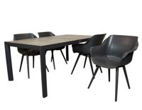 Qopps Kings 180cm tuintafel met Hartman Sophie studio Xerix