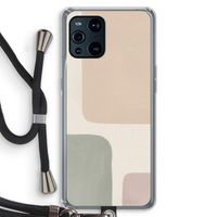 Geo #7: Oppo Find X3 Transparant Hoesje met koord