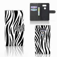 LG V30 Telefoonhoesje met Pasjes Zebra - thumbnail