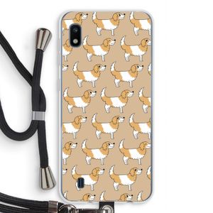 Doggy: Samsung Galaxy A10 Transparant Hoesje met koord