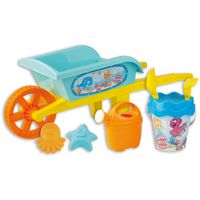 Androni Kruiwagen met emmerset onderwaterwereld, 8dlg. Androni Kruiwagen met emmerset onderwaterwereld, 8dlg.