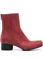 Uma Wang bottines à bout carré 40 mm - Rouge