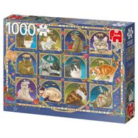 Premium Collection Francien, Katten horoscoop 1000 stukjes - thumbnail