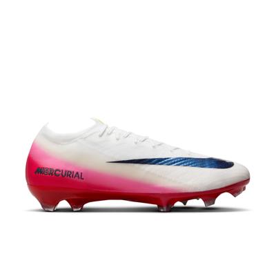 Nike Zoom Mercurial Vapor 16 Elite Gras Voetbalschoenen (FG) Wit Rood Zwart