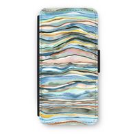 Watercolor Agate: iPhone SE 2020 Flip Hoesje