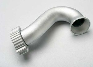 Header, exhaust (tubular aluminum, silver-anodized) (trx 2.5, 2.5r)