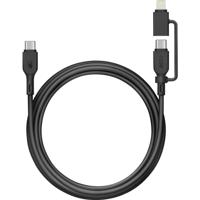 GP USB-kabel USB-C, Apple Lightning stekker 1.50 m Zwart GPCBCXBPBKUSB964