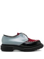 Adieu Paris x Undercover derbies Type 195 à design colour block - Bleu - thumbnail