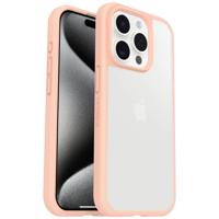 Otterbox React Backcover Apple iPhone 15 Pro Transparant, Peach Inductieve lading