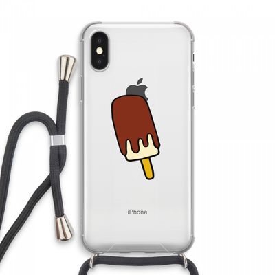 Frisco: iPhone XS Max Transparant Hoesje met koord