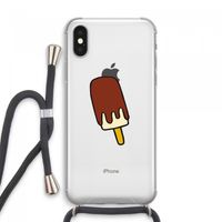 Frisco: iPhone XS Max Transparant Hoesje met koord