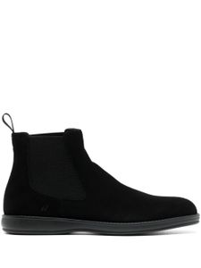 Brioni bottines chelsea à détail imprimé - Noir