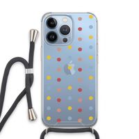 Bollen: iPhone 13 Pro Transparant Hoesje met koord