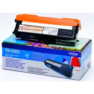 Brother toner, 1.500 pagina&apos;s, OEM TN-320C, cyaan