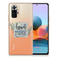 Xiaomi Redmi Note 10 Pro Telefoonhoesje met Naam Boho Beach