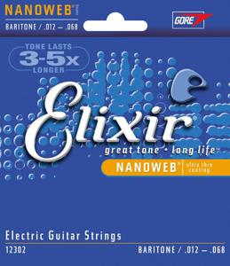 Elixir Strings 12302 snaar voor muziekinstrumenten Electrisch 6 stuk(s) Gitaar