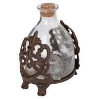 Esschert Design Wespenvanger / wespenval - transparant glas - in gietijzeren frame - 15 cm