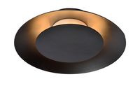 FOSKAL Plafonnière Ø 21,5 cm LED 1x6W 2700K Zwart