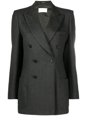 Maison Margiela blazer à revers crantés - Vert