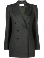 Maison Margiela blazer à revers crantés - Vert